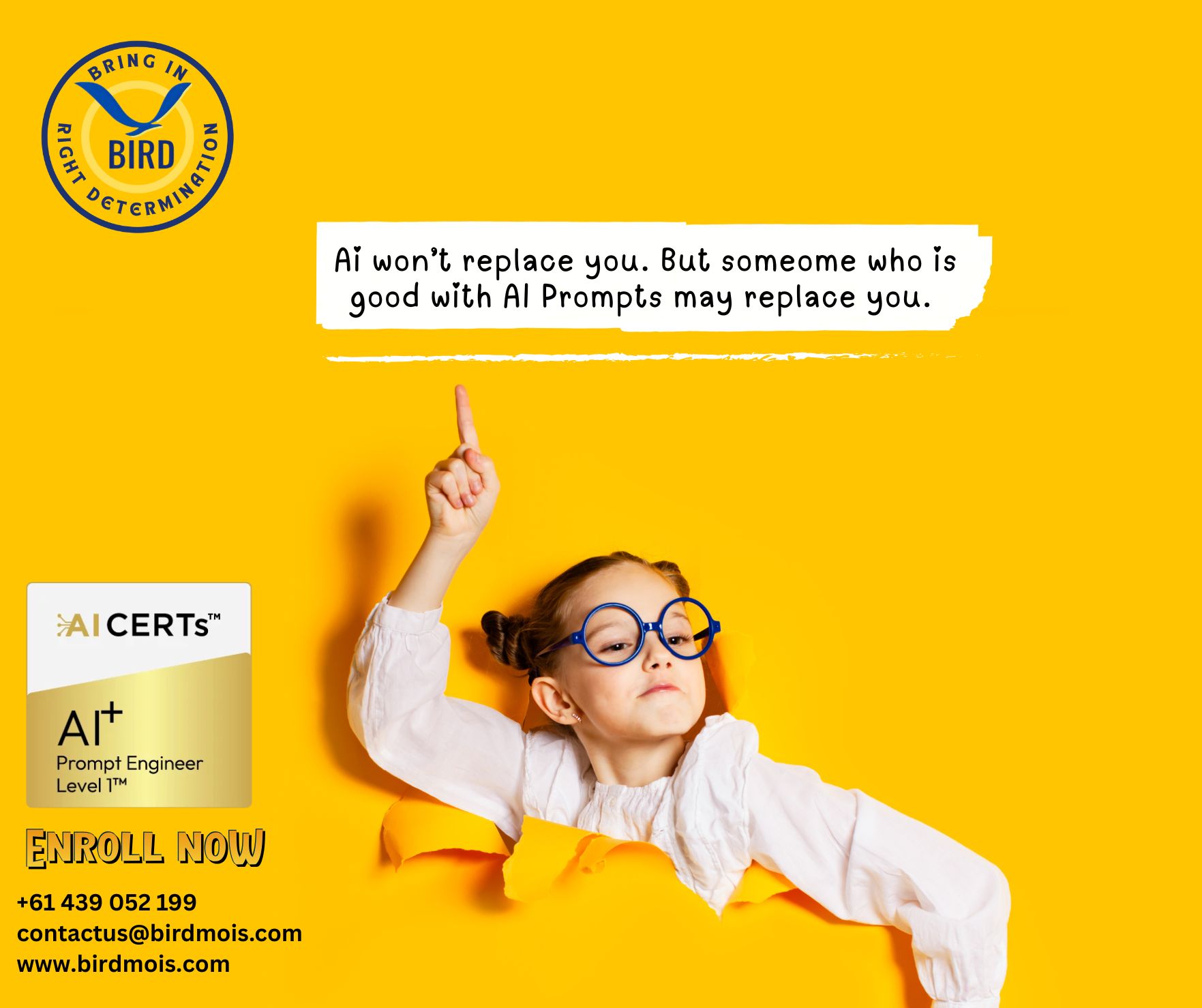 Introducing our AI Prompt Engineering course—designed for content creators, job seekers, and future-ready professionals